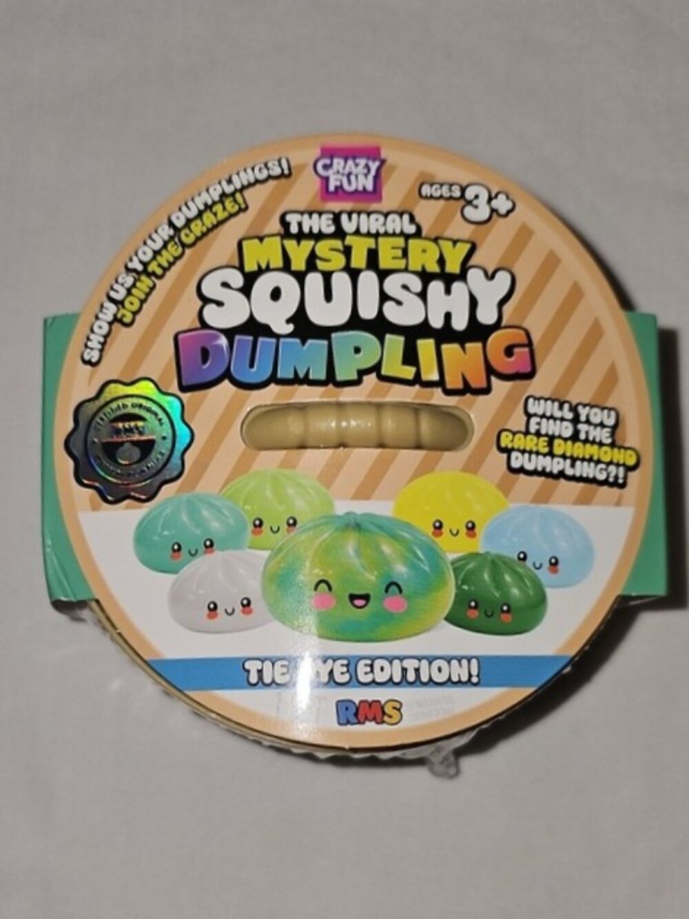 Tie Dye Edition Mystery Squishy Dumpling New